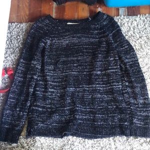 Black and white sweater